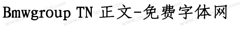 Bmwgroup TN 正文字体转换